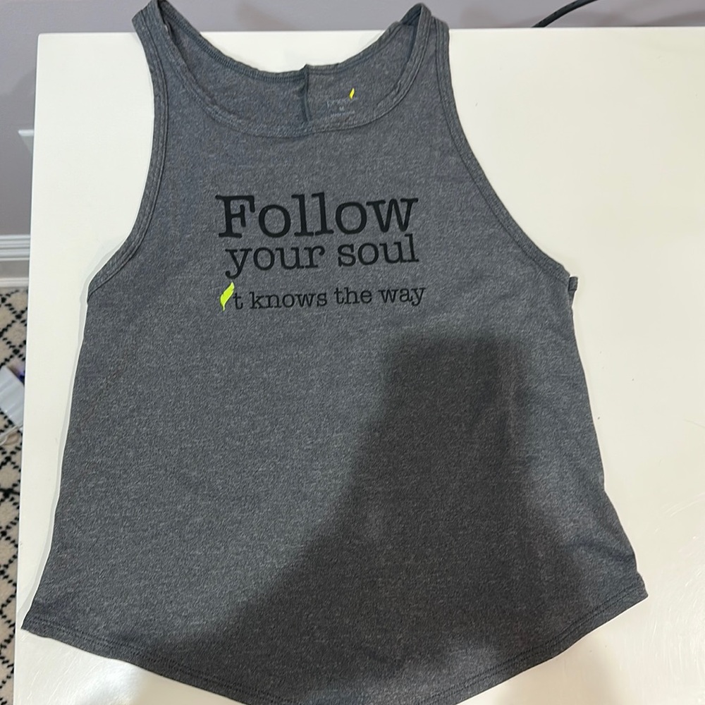 Pheel gray workout tank top size medium